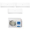 Haier - Climatizzatore trial split Haier Expert White Wifi 7000+15000+18000 Btu inverter R32 A++ 5U90S2SS5FA