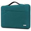 TECOOL 14 Pollici Custodia PC Portatile per 14'' HP Dell Acer ASUS Lenovo Thinkpad Ideapad Chromebook Notebook, MacBook Air 15 M2 M3 M4 2023-2025 Custodia Protettiva Laptop Borsa, Teal