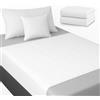 belltop Coprimaterassi singolo impermeabile. Traverse letto anziani lavabili. Panno per l'incontinenza: alato. Protezione impermeabile per Incontinenza - super assorbente 3,15 litri/m². 90 x 85 cm - (pack x2)