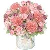 DEMIUKO 2 fasci di fiori artificiali, ortensie e rose, mazzi di fiori finti, in seta, per matrimoni, feste, casa, cucina, decorazione da tavolo per interni ed esterni (rosa)