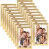 Hoikwo Cornice 10x15 Set di 18 in Colore Dorato, Decorazione per Casa