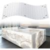 Lichaser LED Retroilluminati Bianco 6000K 24V 36W, Pannello LED Regolabile Compatibile con Alexa, Luci Flessibili con Telecomando e Controllo APP, 50x25 cm per Marmo, Onice e Piano di Lavoro in Quarzo (4 Pack)