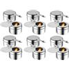 TOOSOAR 12 Pezzi Contenitore per Pasta Combustibile per Fonduta, Scaldavivande per Chafing Dish in Acciaio Inox, con Regolatore di Fiamma Fuel Holder, Cucina ad Alcool per Hotpot, Drypot