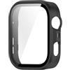 jiingekk Accuracy Engineered Smartwatch schermato con vetro infrangibile e telaio in policarbonato assorbente per orologio Fit 4, copertura completa, custodia rigida in policarbonato con vetro temperato