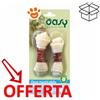 Oasy Dog Snack Osso Masticabile al Manzo Taglia Medium (2 - 20 KG) - Confezione da 54 gr - CONFEZIONE RISPARMIO