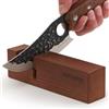 Matsato Affilacoltelli Professionale 2 in 1 Aste Ceramica Faggio