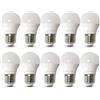 ehomeled Lampadina LED mini sfera E27 luce calda (3000K), 470 lumen 3,4W (=40W), risparmio energetico, perfetta per lampadari, lampade da comodino e scrivanie, confezione da 10