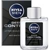 Nivea Men Deep Control After Shave Lotion Antibatterico dopobarba, per la cura della pelle dopo la rasatura, 100 ml, Confezione da 3 (100 ml x 3)