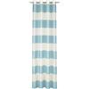 Deko Trends Savanna 6237094 50 Occhielli Sciarpa, Tessuto, Bianco/tuerikis, 245 x 144 cm