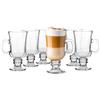 Glasmark KROSNO 1992 Glasmark Krosno - Set di 6 Bicchieri da 0,2 Litri, per Caffè, Tè, Latte, Macchiato, Vino Brulé - Lavabili in Lavastoviglie, 6 x 200 ml