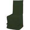Soleil d'ocre Panama Coperchio di Chaise, Cotone, Verde, 50 x 115 cm