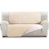 Martina Home Milano Copridivano imbottito 3 Posti - Beige/Biancheria