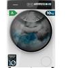 Cecotec Lavatrice 8Kg Carica Frontale Bolero DressCode 8900 Inverter FullColor Steel A. Acciaio 1400 Giri, Schermo 10,3, 11 Programmi, Inverter, SteamMax, Classe A