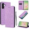 LSPCASA Custodia con Samsung Galaxy A56 5G 6,7 Pollici Premium Pelle PU Flip Protettiva Cover Con Slot Per Schede e Funzione Supporto Custodia Cover Portafoglio con Samsung Galaxy A56-Viola