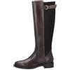 Galieti Stivali in pelle con inserto elastico e tacco 3cm
