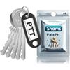PIRABADI LOT 5 CHIAVE PASS PART F10 Q10 R10 S10 T10 | PER SERRATURE DI CASSETTINI POSTALI E PORTE DI EDIFICI | CHIAVE UNIVERSALE | ESSENZIALE PER CONSEGNATORI E POSTINI | MARCA 100% FRANCESE …