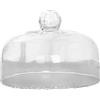 predolo Copertura per Alzata per Torta, Cupola in Vetro per Torta, Coperchio Decorativo per Torta, Campana per Esposizione di Dolci per Alzata per Torta, 16x19.5 Cm