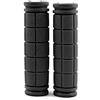 Peakpet - 1 paio di manopole per manubrio bicicletta, antiscivolo, morbide, in gomma, comode e resistenti agli urti, per bicicletta, mountain bike, bici da corsa, Nero