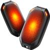 Joltix Scaldamani Ricaricabile, Joltix 2 Pack Scaldamani Elettrico Portatile, Durata Elettrico Tascabile Scaldamani con 3 Livelli di Calore per Esterno, Campeggio, Sci, Escursionismo, Regalo in Inverno