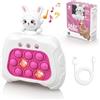 m MU【Versione avanzata】 Giocattolo Pop It elettronico Fidget ricaricabile,4 modalità,120 livelli, in Silicone.Console di Gioco a Decompressione Pop It Elettronico.Regalo ideale per Bambini e Adulti