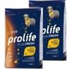 PROLIFE DOG DUAL FRESH ADULT LAMB/BUFFALO&RICE MEDIUM/LARGE 12 KG*Acquisto minimo 2 SACCHI*
