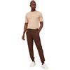 Trendyol Brown Male Regular Fit Tire Basic Pantaloni della Tuta, M Uomini