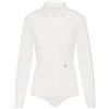Seidensticker Schwarze Rose Bodybluse Langarm slim fit uni bügelfrei, Camicetta donna, Bianco (01), 40 CM (Talla produttore: 40 CM)