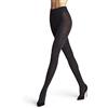 FALKE Softmerino W Ti Lana Cotone Spessi Tinta Unita, Collant Donna, Blu Dark Navy 6379, 40-42