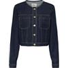 ONLY Jacket Onljoana LS DNM-Giacca Mae, Blu Jeans Scuro, x_s Donna