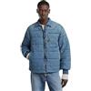 G-Star Raw G-STAR Uomo Padded Zip Bomber, Blu (faded bora wind D25201-D777-G794), M