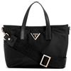 GUESS Latona Tote, Mini Satchel, Crossbody Donna, Nero, Taglia Unica