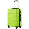 COOLIFE Valigia media, 67cm L,PC+ABS, valigia da viaggio con ruote girevoli