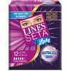 Lines Assorbenti Lines Seta Ultra Lady con ali, 12 pezzi