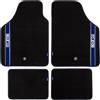 SPARCO Set di 4 tappeti SPARCO di colore blu/nero