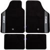 SPARCO 4 Tappeti SPARCO Universali grigio/nero