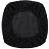 Xinjoduz 38 × 33 cm, rivestimento per sedia da ufficio, colore nero, morbido coprisedia elastico, rimovibile, elasticizzato, lavabile, per sala da pranzo, ufficio, cucina, decorazione