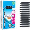 Paper Mate® InkJoy® penna gel | punta media | nero | confezione da 12