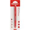 Kores | Penna cancellabile rossa BG5 | Inchiostro gel | Punta 0,7 mm | Retrattile | Grip ergonomico | Non macchia, nessun danno carta | Non lascia residui di gomma | Perfetto materiale scolastico e da