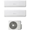 Hermann Saunier Duval Condizionatore Climatizzatore Hermann Saunier Duval Dual Split Inverter R-32 VivAir Lite 7000+9000 BTU Con SDH1-040MNA2O Wi-Fi Integrato