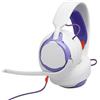 JBL Quantum 250 Cuffie Gaming Over-Ear Cablate, JBL Quantum Spatial Sound, Microfono Noise-Cancelling, Filo 3.5mm, Parti Sostituibili, Compatibili con Apple/PC/Xbox/PlayStation/Nintendo Switch, Bianco