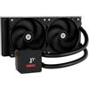 ENERMAX LIQMAX IV 240 mm AIO CPU, raffreddamento ad acqua, Dual Chamber|TDP 360W+|Intel LGA 1851/1700/115x/2066| AMD AM5/AM4 |Display digitale |2 X 120 PWM Performance Flow Fan |ELC-LMIV240-SF