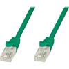 Techly Professional 100815 Cavo di Rete Patch in Rame Cat.6 Verde UTP 0,3 Metri Verde