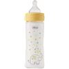 Chicco Biberon Perfect Easy in Vetro, da 0 Mesi, Flusso Lento - 240ml - Giallo