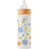 Chicco Biberon Perfect Easy in Silicone, dai 4 Mesi, Flusso Rapido - 330ml - Arancione