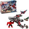 Lego Marvel, Super Heroes Battaglia Captain America vs Hulk Rosso 76292!