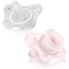 Chicco MiniSoft PhysioForma Ciuccio Neonato in Silicone 0-2 Mesi - Set 2 Pezzi - Rosa