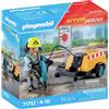 Playmobil City Action Lavoratore con Martello Pneumatico 71752