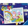 Ravensburger CreArt Serie E Classic - Unicorni con Arcobaleno