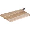 Home Living Tagliere in Teak 40×25 cm con Cinturino in Pelle