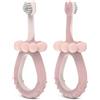 Suavinex Spazzolino Primi Denti per Neonato 0-2 Anni - Rosa